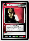 Star Trek The Next Generation | 1E Premiere Black Border | Kle'eg | Common