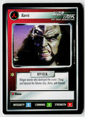 Star Trek The Next Generation | 1E Premiere Black Border | Korris | Uncommon