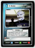 Star Trek The Next Generation | 1E Premiere Black Border | Mendon | Common