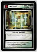 Star Trek The Next Generation | 1E Premiere Black Border | Near-Warp Transport | Rare