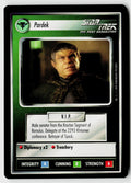 Star Trek The Next Generation | 1E Premiere Black Border | Pardek | Uncommon