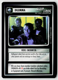 Star Trek The Next Generation | 1E Premiere Black Border | Rebel Encounter | Uncommon
