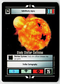 Star Trek The Next Generation | 1E Premiere Black Border | Study Stellar Collision | Common