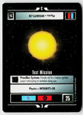 Star Trek The Next Generation | 1E Premiere Black Border | Test Mission | Common