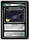 Star Trek The Next Generation | 1E Premiere Black Border | Tetryon Field | Rare