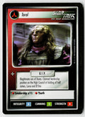 Star Trek The Next Generation | 1E Premiere Black Border | Toral | Rare