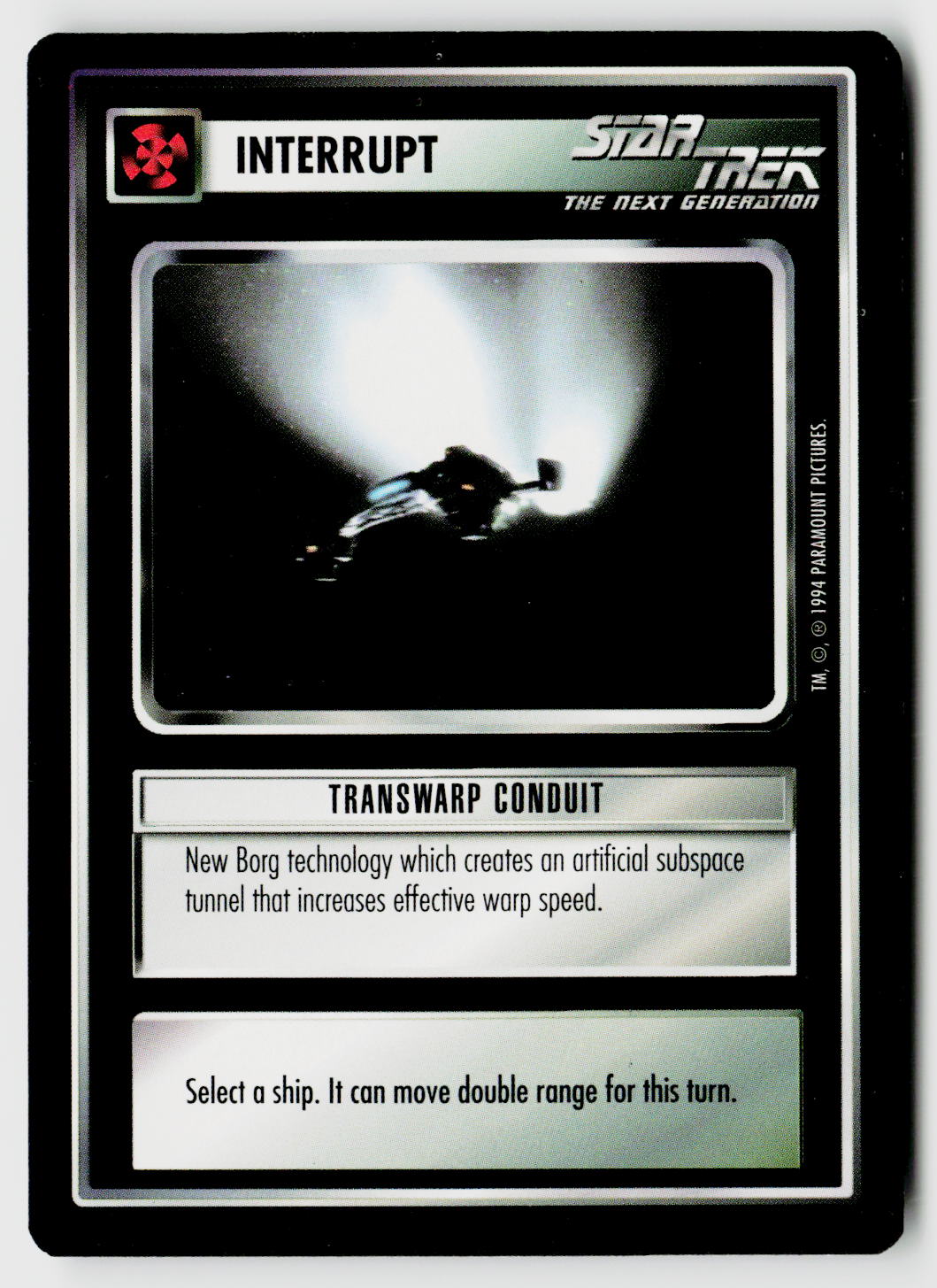 Star Trek The Next Generation | 1E Premiere Black Border | Transwarp Conduit | Uncommon