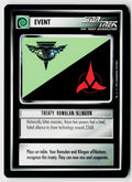 Star Trek The Next Generation | 1E Premiere Black Border | Treaty: Romulan/Klingon | Common