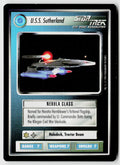 Star Trek The Next Generation | 1E Premiere Black Border | U.S.S. Sutherland | Uncommon