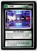 Star Trek The Next Generation | 1E Premiere Black Border | Warp Core Breach | Rare