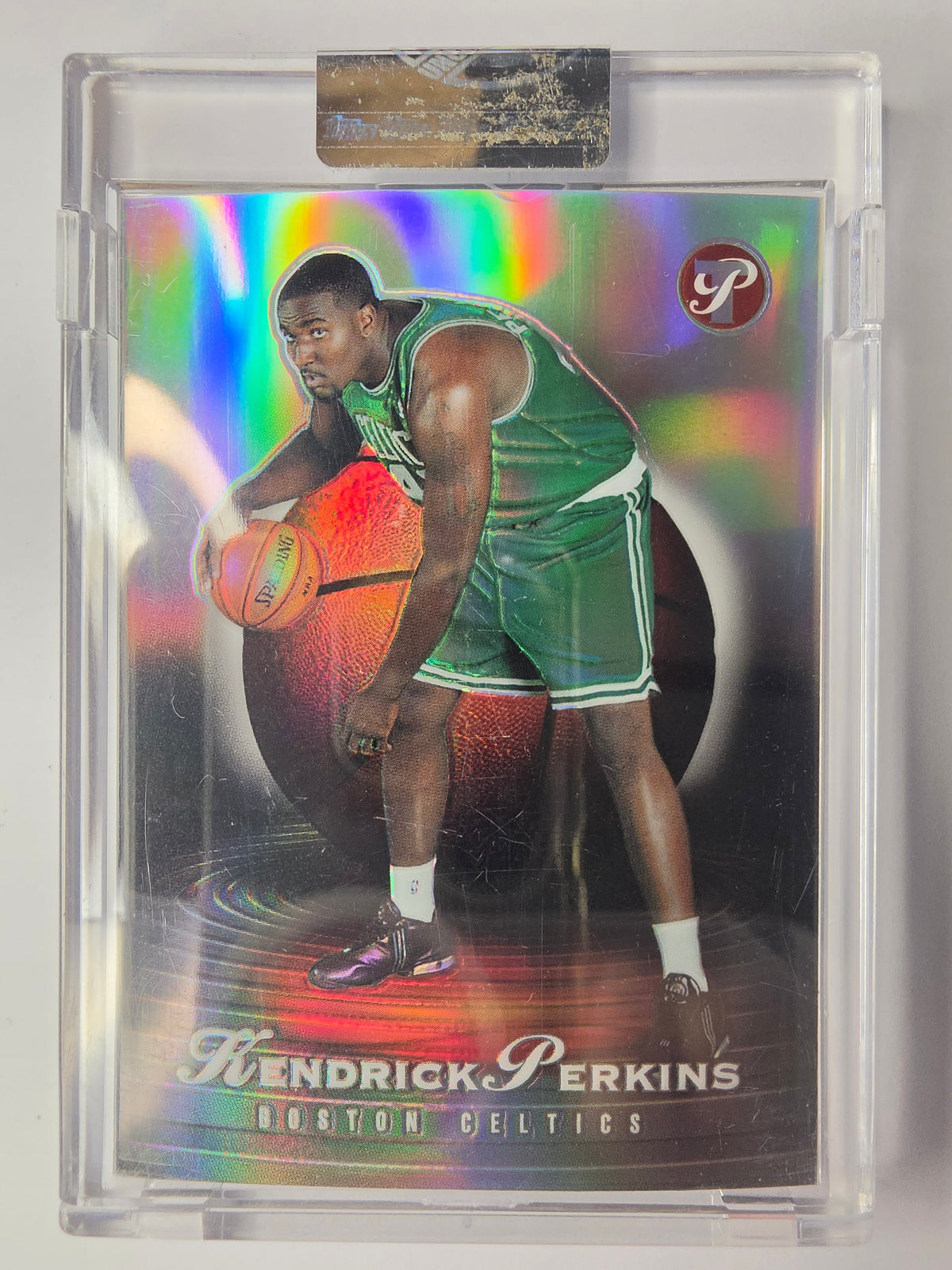 2003-04 Topps Pristine | Refractor | #180 | 076/499 | Kendrick Perkins | Boston Celtics | RC