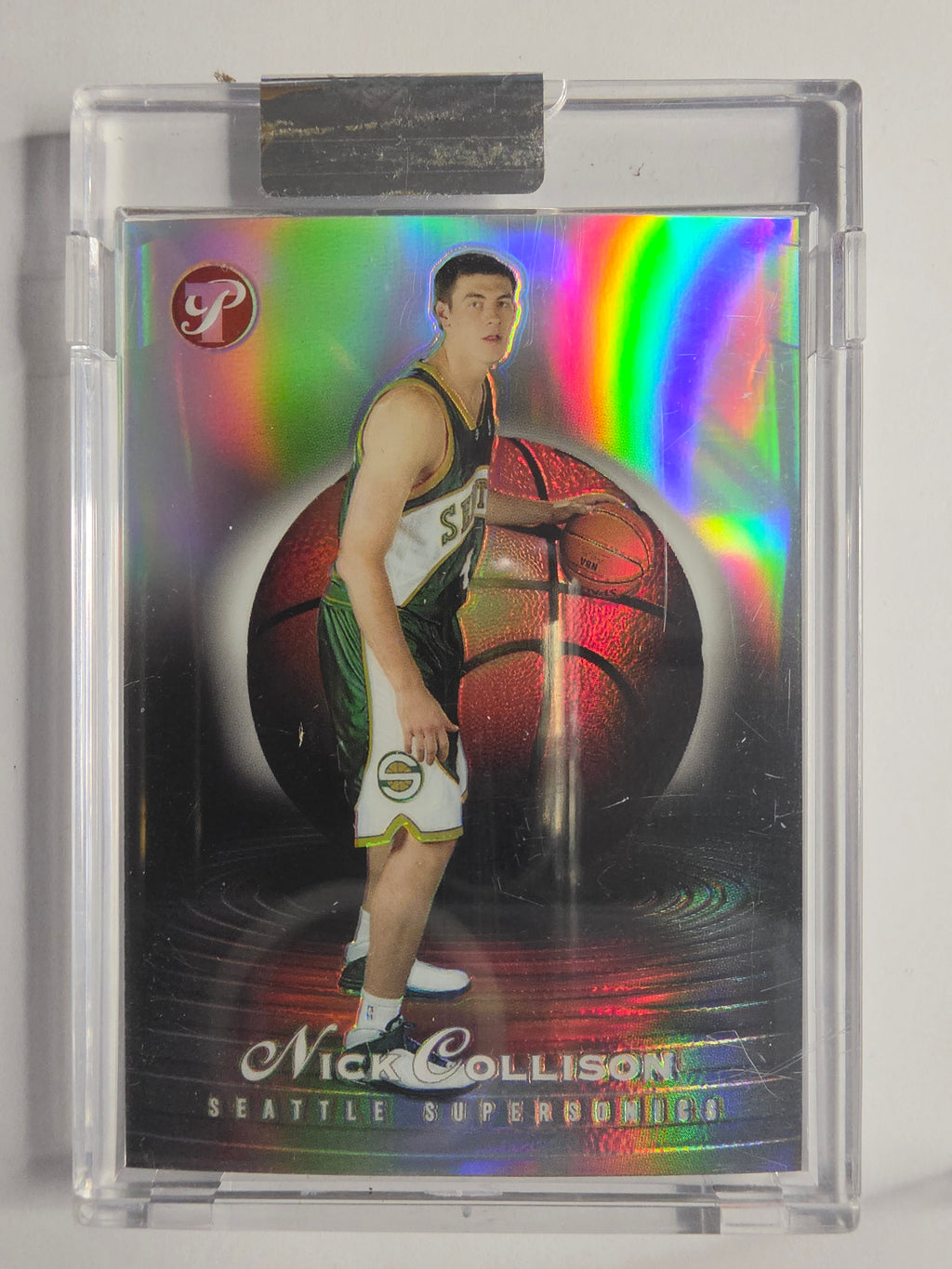 2003-04 Topps Pristine | Refractor | #135 | 176/499 | Nick Collison | Seattle SuperSonics | RC