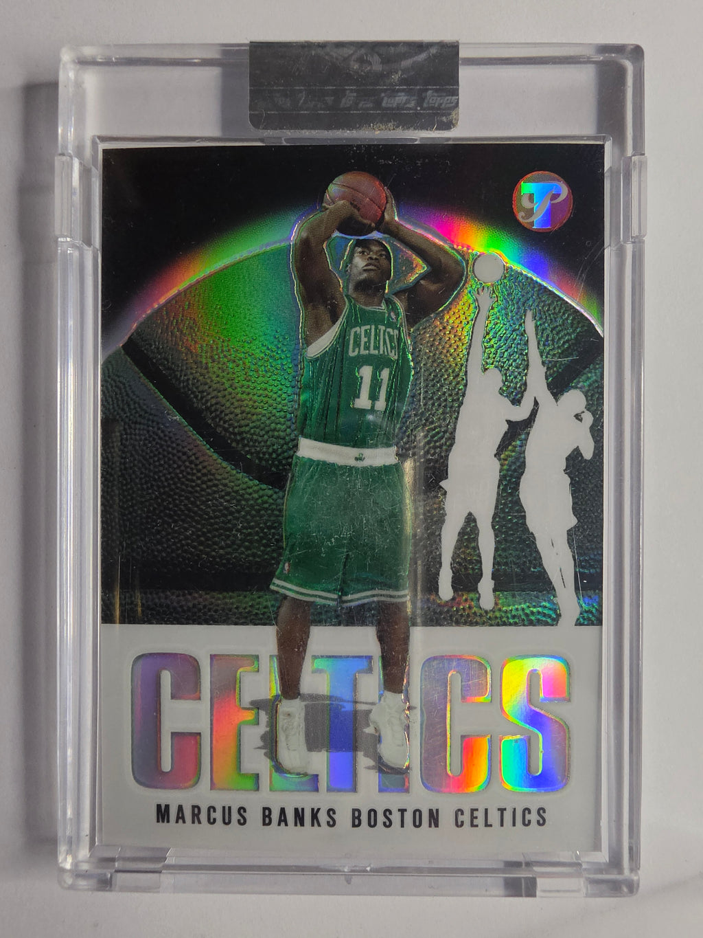 2003-04 Topps Pristine | Refractor | #137 | 1207/1999 | Marcus Banks | Boston Celtics | RC