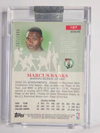 2003-04 Topps Pristine | Refractor | #137 | 1207/1999 | Marcus Banks | Boston Celtics | RC