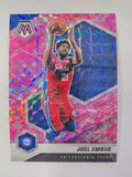 2020-21 Panini Mosaic | Pink Mosaic Parallel | #164 | Joel Embiid | Philadelphia 76ers