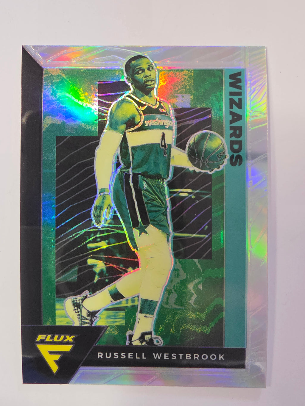 2020-21 Panini Flux | Silver Prizm Parallel | #176 | Russell Westbrook | Washington Wizards