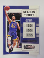 2021-22 Panini Contenders | Season Ticket | #10 | Stephen Curry | Golden State Warriors
