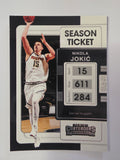 2021-22 Panini Contenders | Season Ticket | #68 | Nikola Jokic | Denver Nuggets