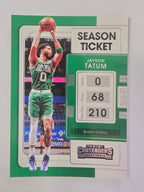 2021-22 Panini Contenders | Season Ticket | #44 | Jayson Tatum | Boston Celtics