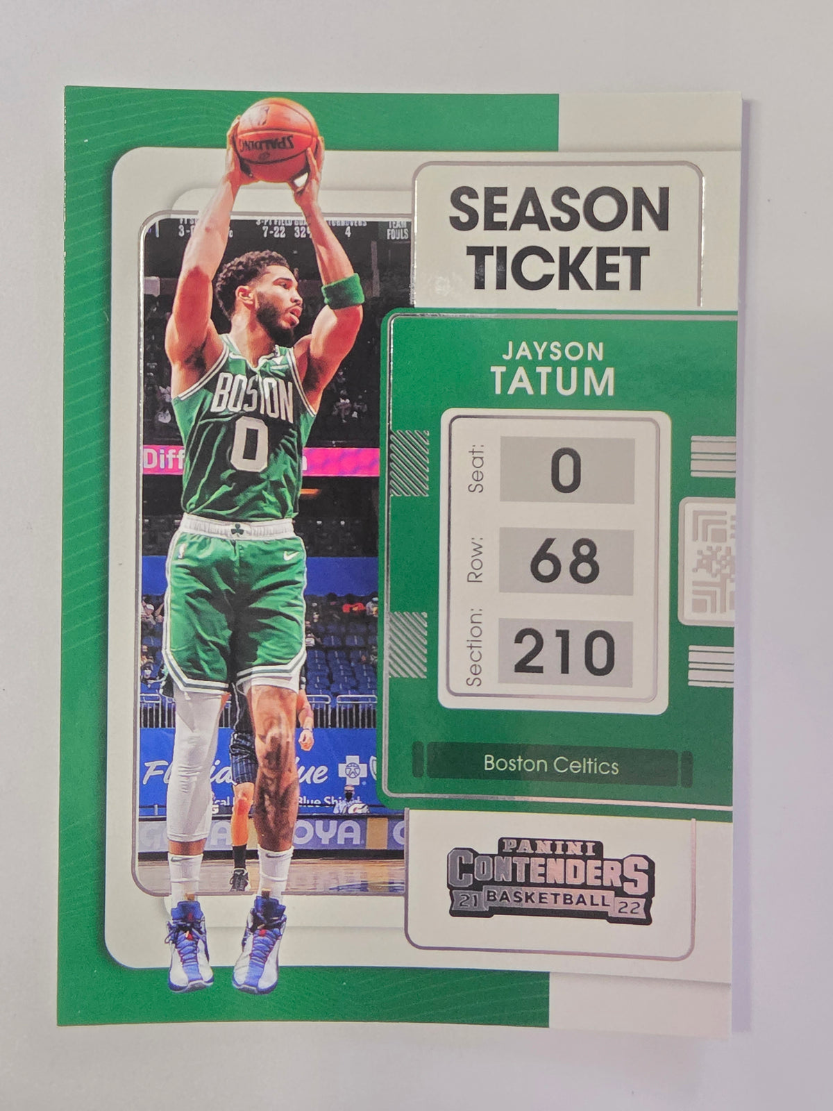 2021-22 Panini Contenders | Season Ticket | #44 | Jayson Tatum | Boston Celtics