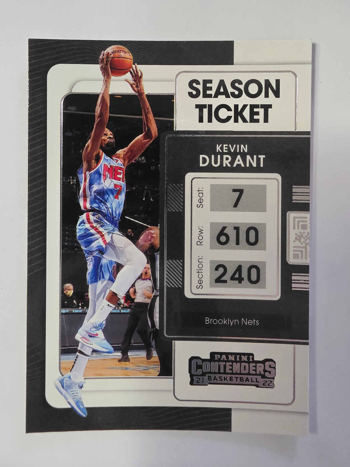2021-22 Panini Contenders | Season Ticket | #84 | Kevin Durant | Brooklyn Nets