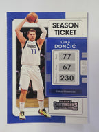 2021-22 Panini Contenders | Season Ticket | #18 | Luka Doncic | Dallas Mavericks