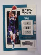 2021-22 Panini Contenders | Season Ticket | #6 | LaMelo Ball | Charlotte Hornets