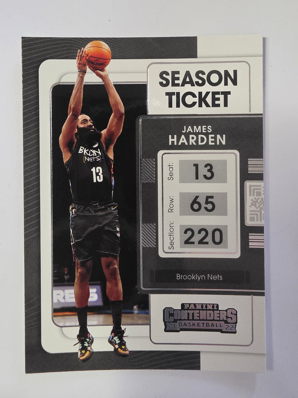2021-22 Panini Contenders | Season Ticket | #64 | James Harden | Brooklyn Nets