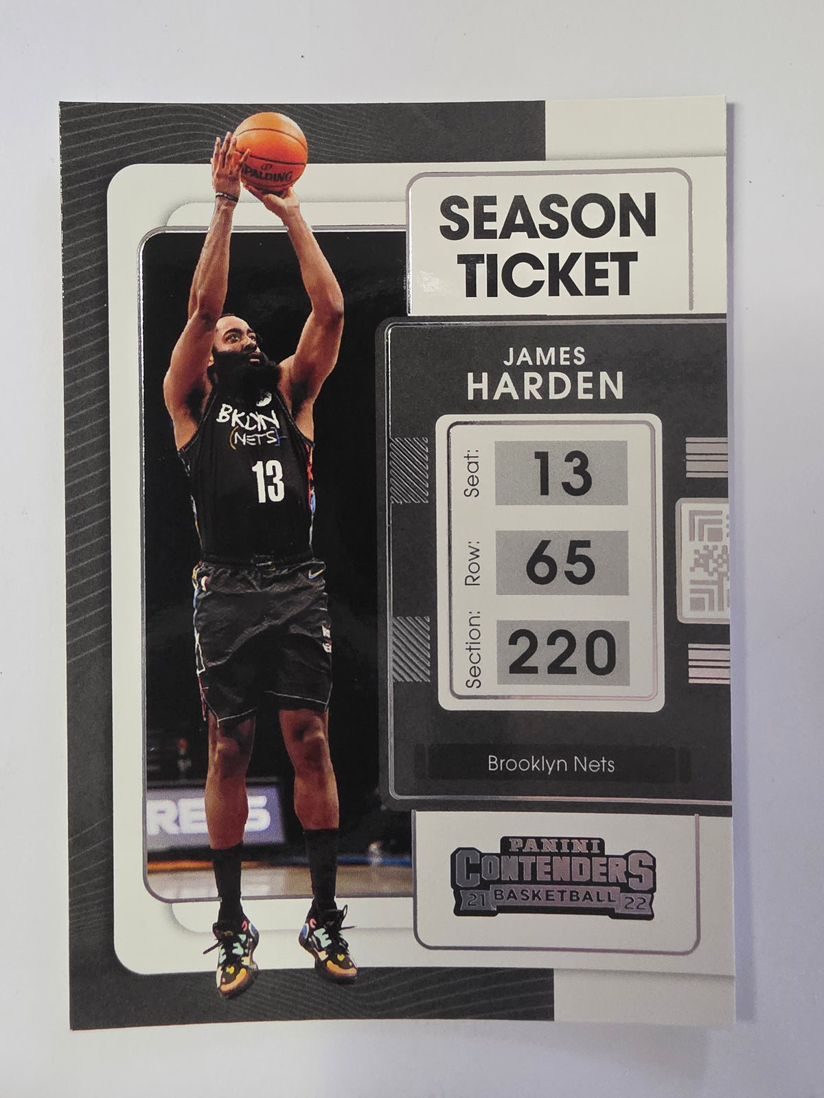 2021-22 Panini Contenders | Season Ticket | #64 | James Harden | Brooklyn Nets