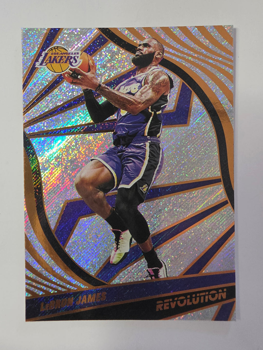 2021-22 Panini Revolution | Sunburst Parallel | #57 | LeBron James | Los Angeles Lakers