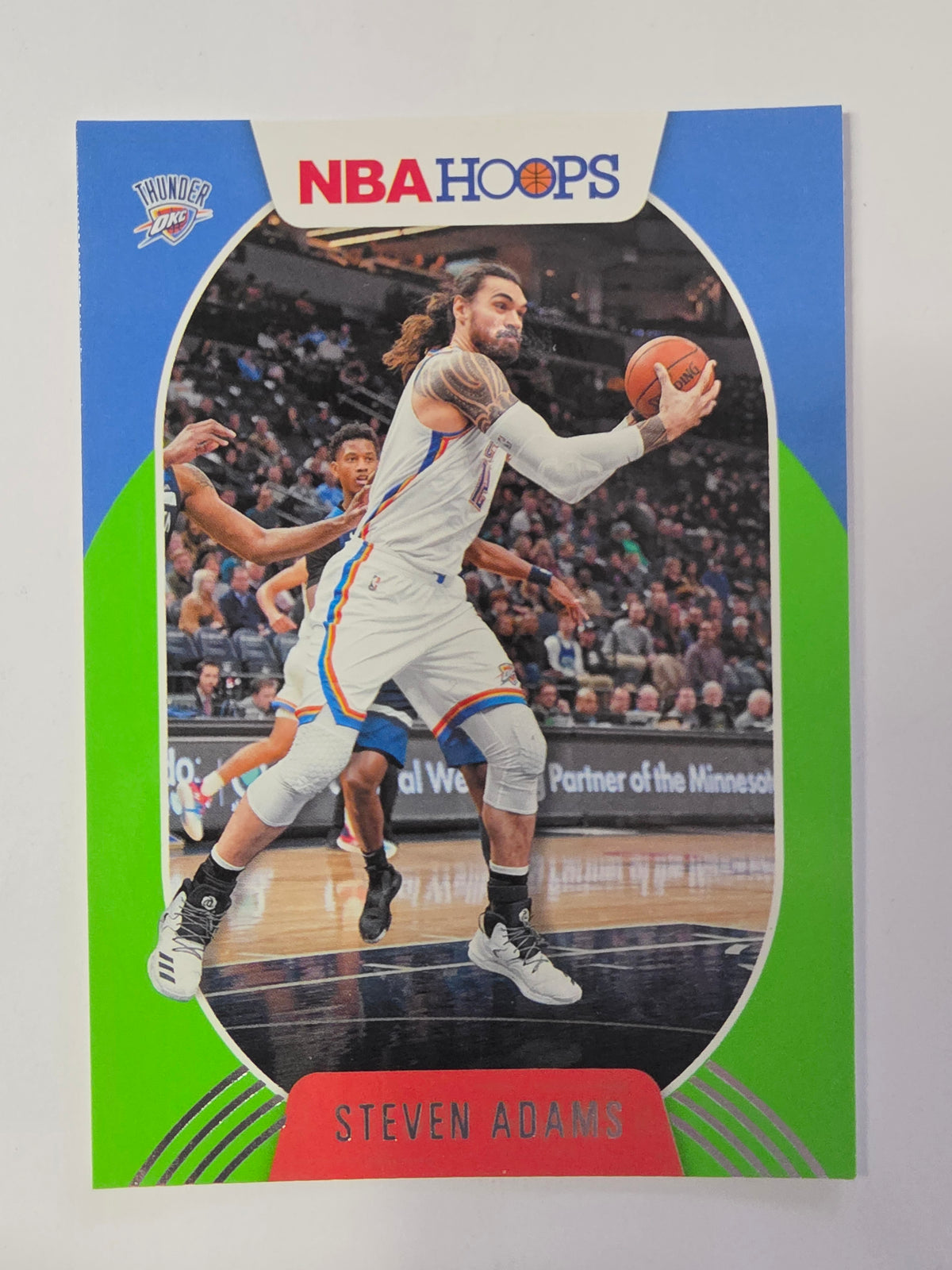 2020-21 Panini Hoops | Green Parallel | #39 | Steven Adams | Oklahoma City Thunder