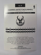 2016-17 Panini Hoops | Base Card | #6 | Giannis Antetokounmpo | Milwaukee Bucks