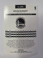 2016-17 Panini Hoops | Base Card | #240 | Kevin Durant | Golden State Warriors