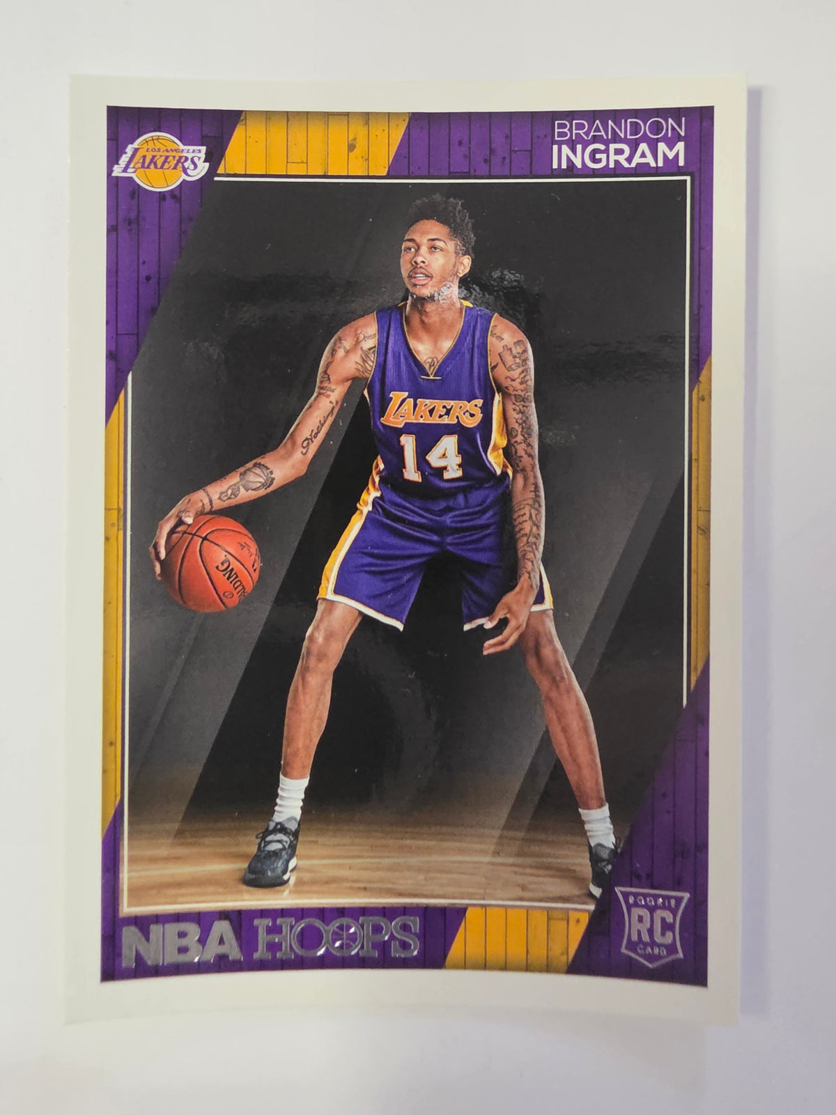 2016-17 Panini Hoops | Rookie Card RC | #262 | Brandon Ingram | Los Angeles Lakers