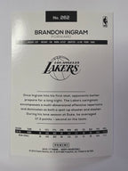 2016-17 Panini Hoops | Rookie Card RC | #262 | Brandon Ingram | Los Angeles Lakers