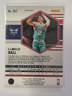 2020-21 Panini Mosaic | Green Mosaic Parallel - National Pride | #257 | LaMelo Ball | Charlotte Hornets