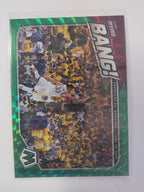 2020-21 Panini Mosaic | Green Mosaic Parallel - Bang! | #9 | Kyrie Irving | Cleveland Cavaliers