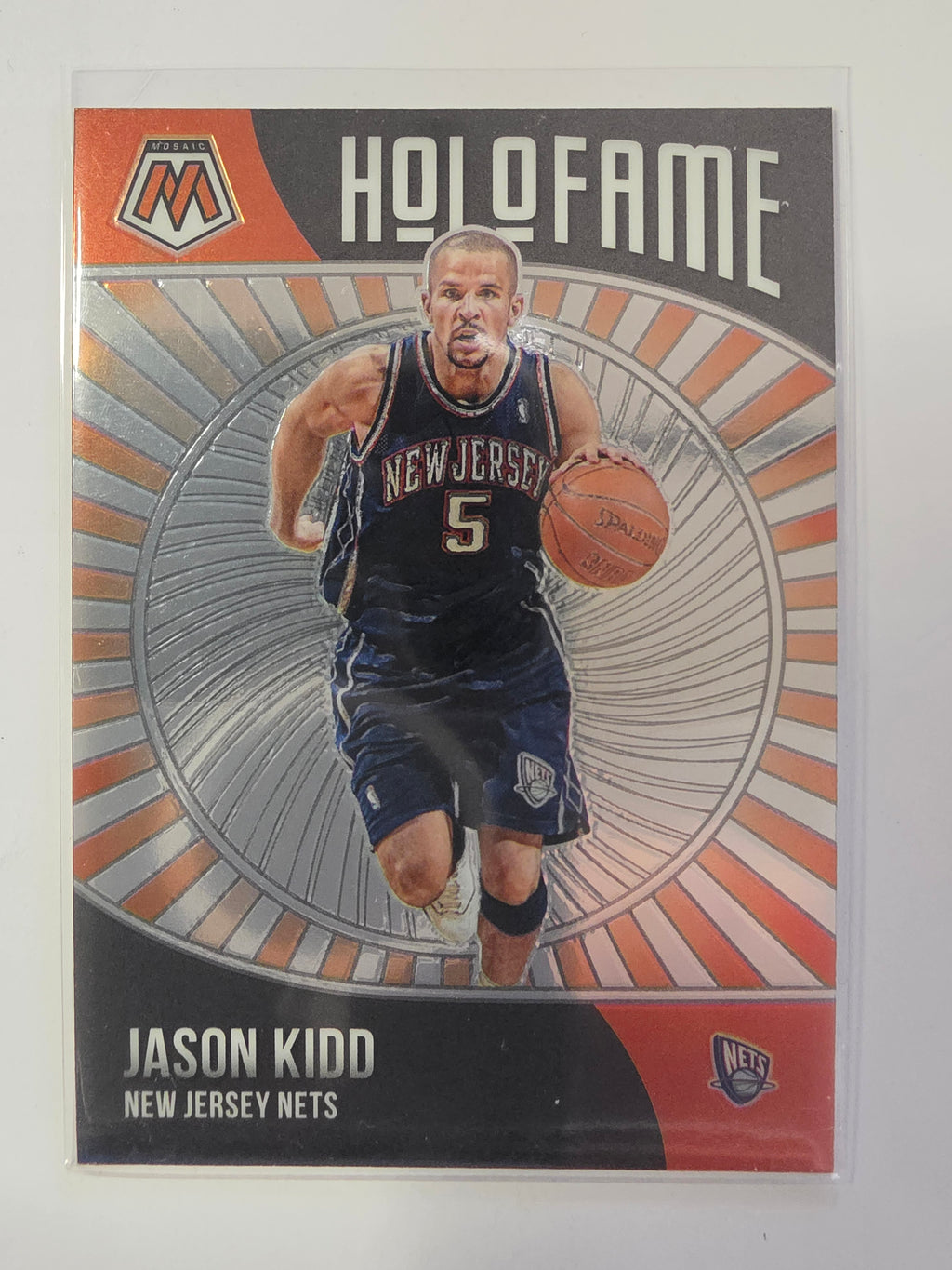 2020-21 Panini Mosaic | HoloFame | #9 | Jason Kidd | New Jersey Nets