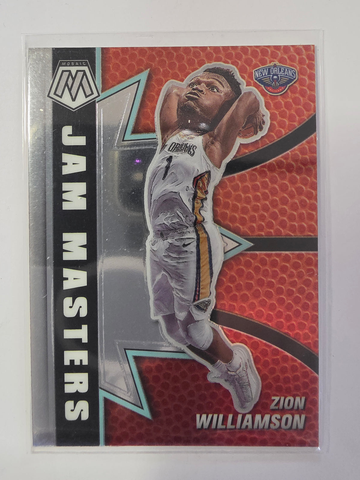2020-21 Panini Mosaic | Jam Masters | #1 | Zion Williamson | New Orleans Pelicans