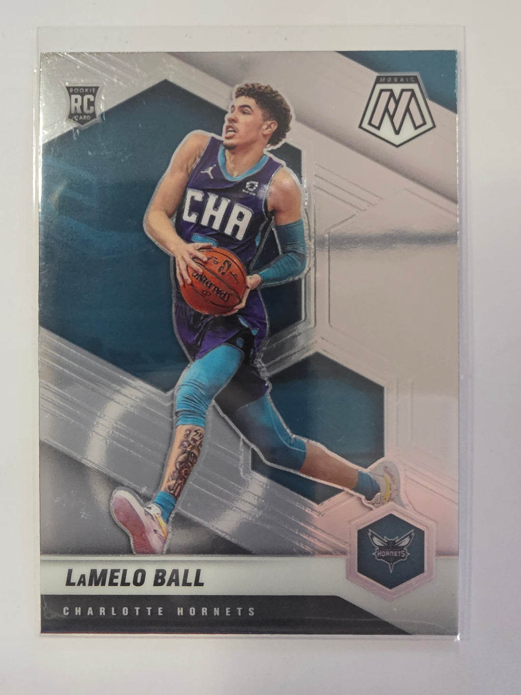 2020-21 Panini Mosaic | Rookie Card RC | #202 | LaMelo Ball | Charlotte Hornets