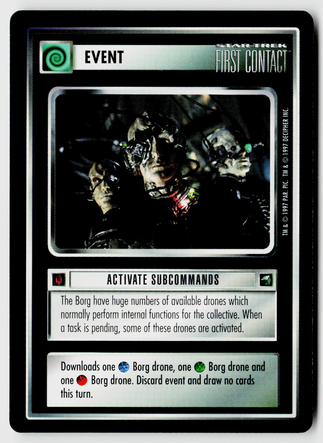 Star Trek The Next Generation CCG | First Contact | Activate Subcommands | Common
