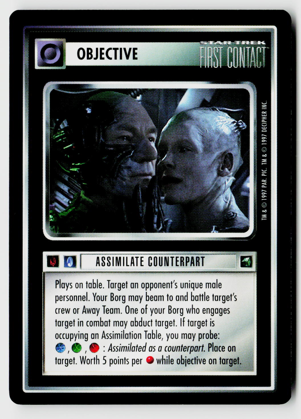 Star Trek The Next Generation CCG | First Contact | Assimilate Counterpart | Uncommon
