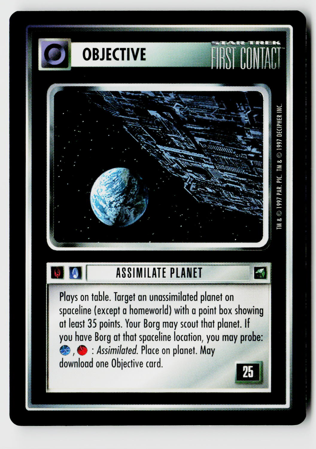 Star Trek The Next Generation CCG | First Contact | Assimilate Planet | Common