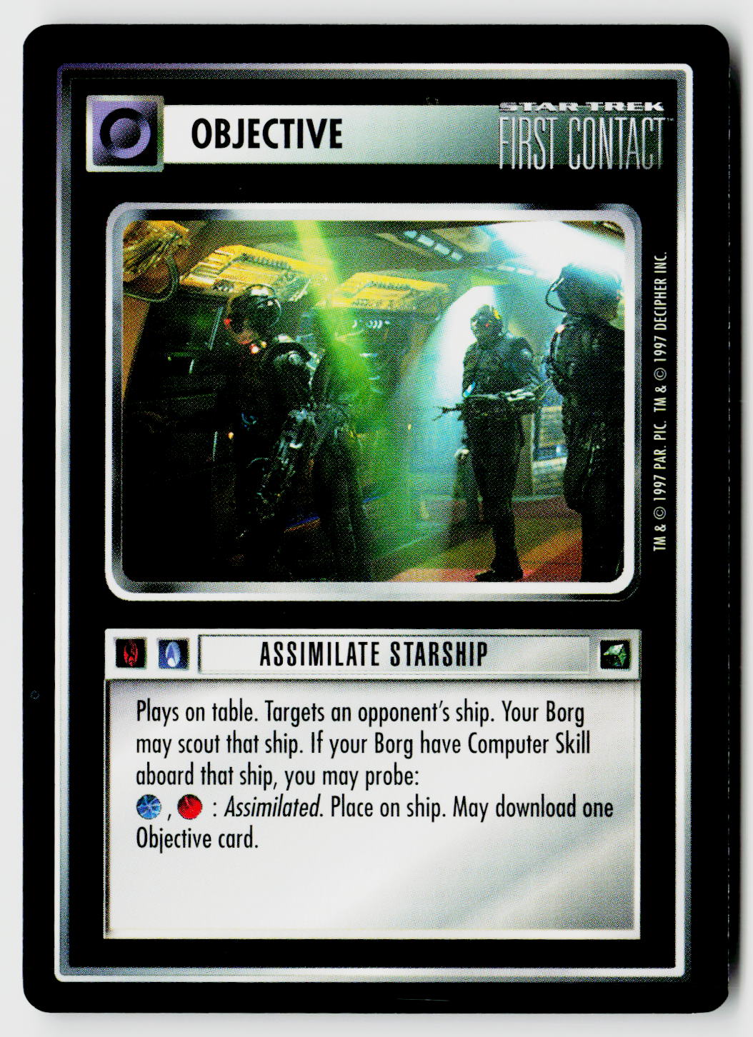 Star Trek The Next Generation CCG | First Contact | Assimilate Starship | Uncommon