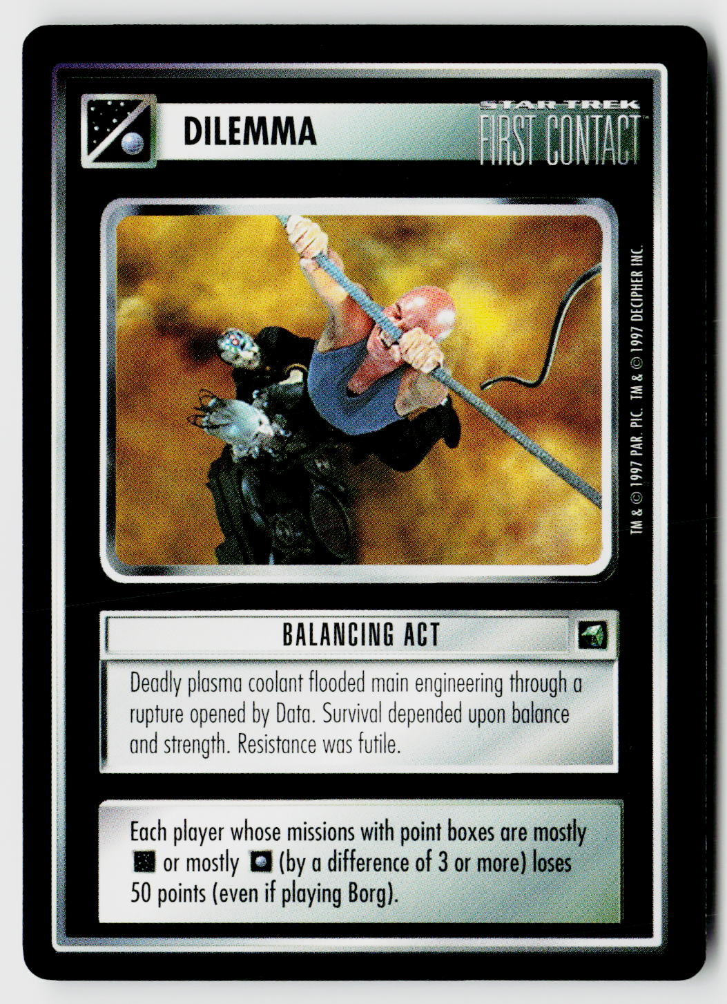 Star Trek The Next Generation CCG | First Contact | Balancing Act | Uncommon