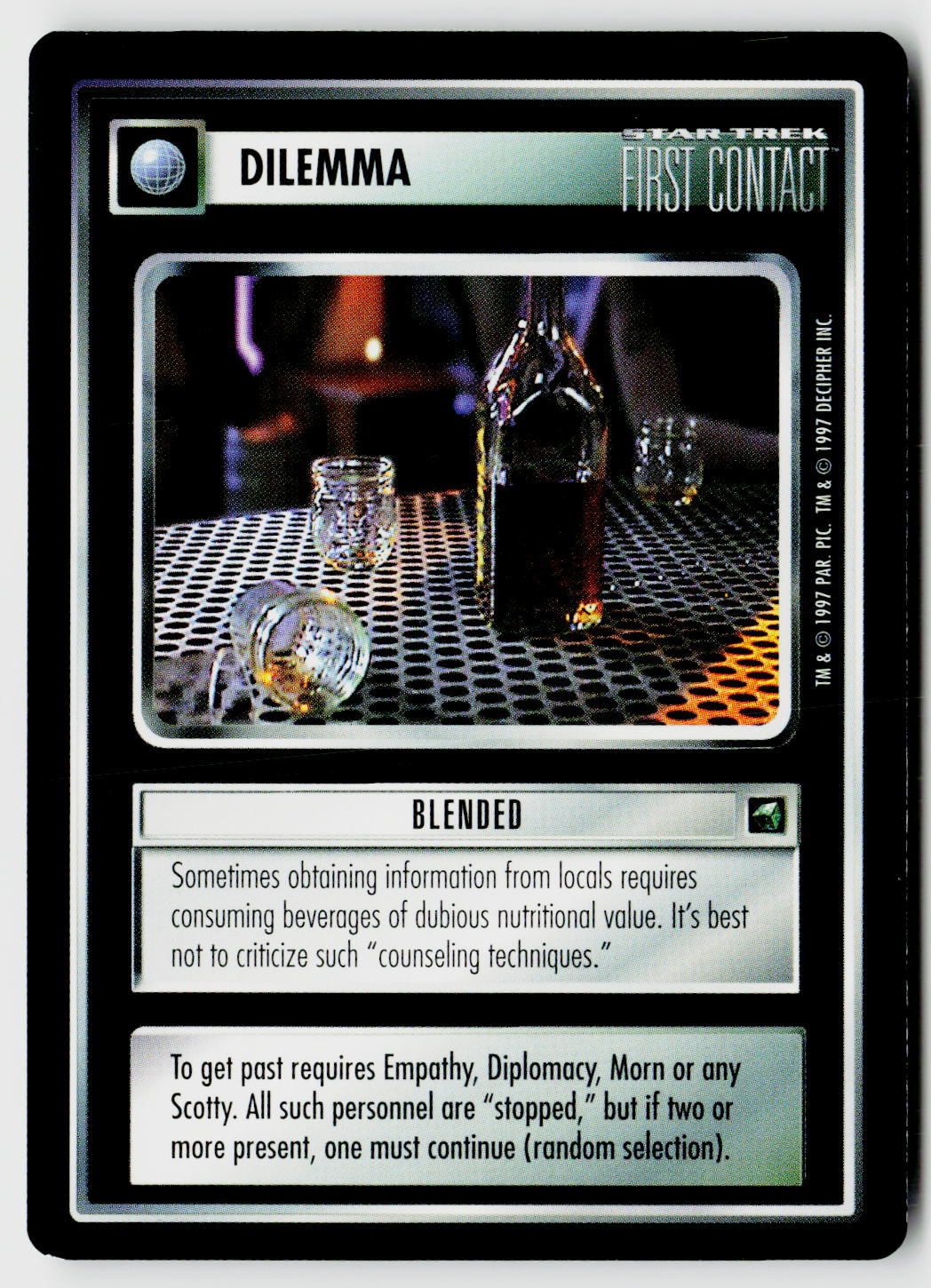Star Trek The Next Generation CCG | First Contact | Blended | Uncommon