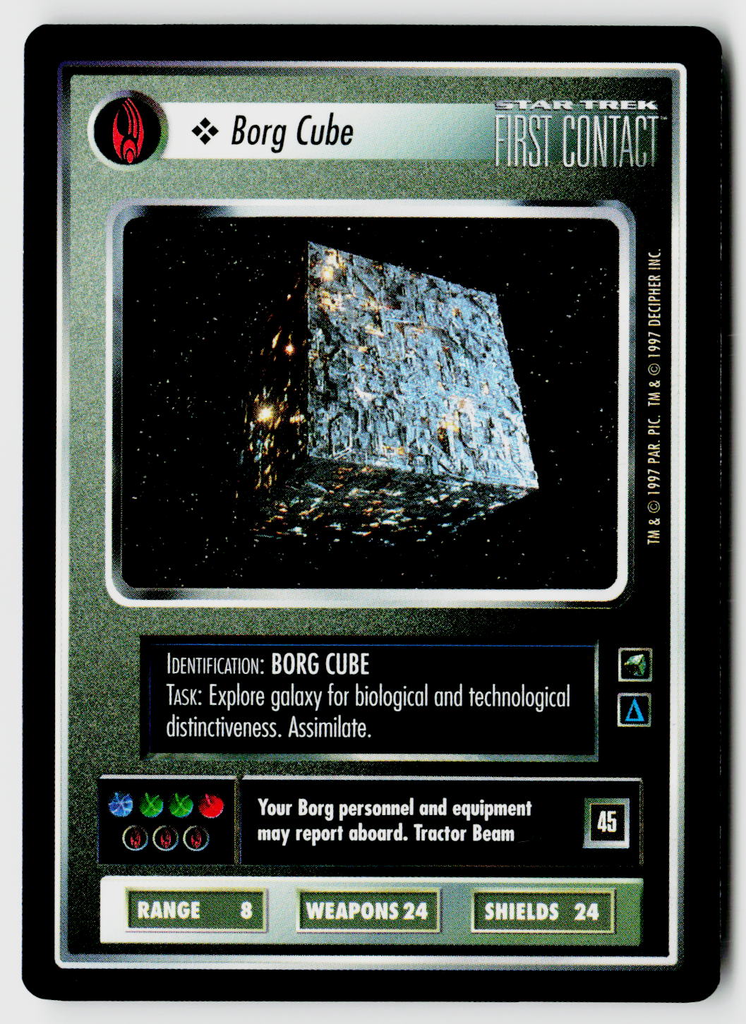 Star Trek The Next Generation CCG | First Contact | Borg Cube | Uncommon