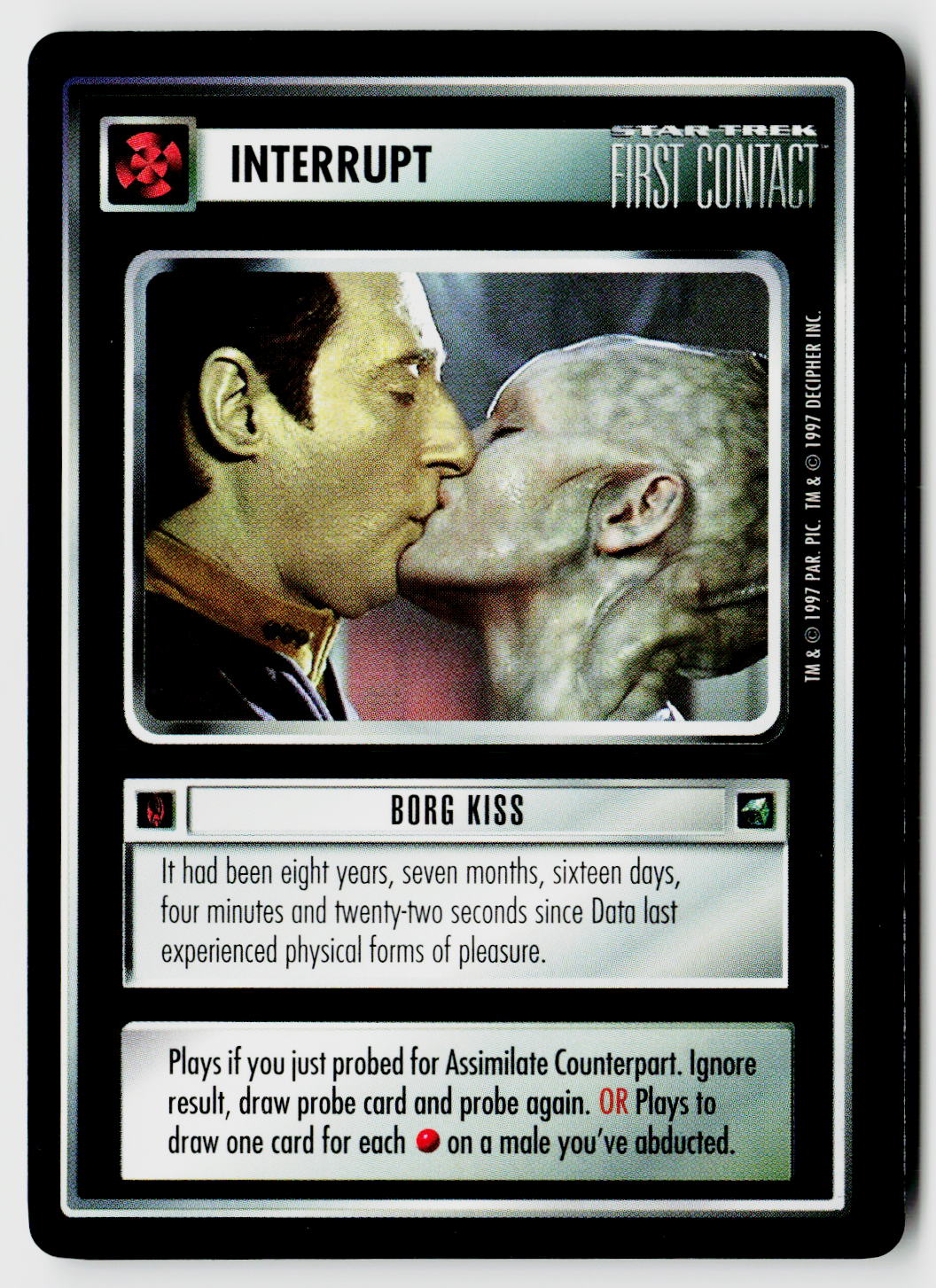 Star Trek The Next Generation CCG | First Contact | Borg Kiss | Rare