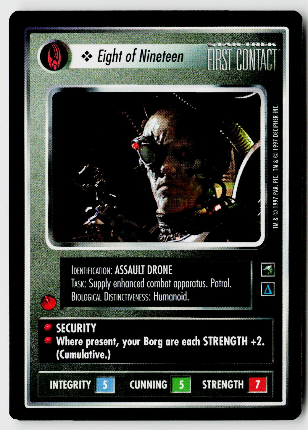 Star Trek The Next Generation CCG | First Contact | Eight of Nineteen | Common