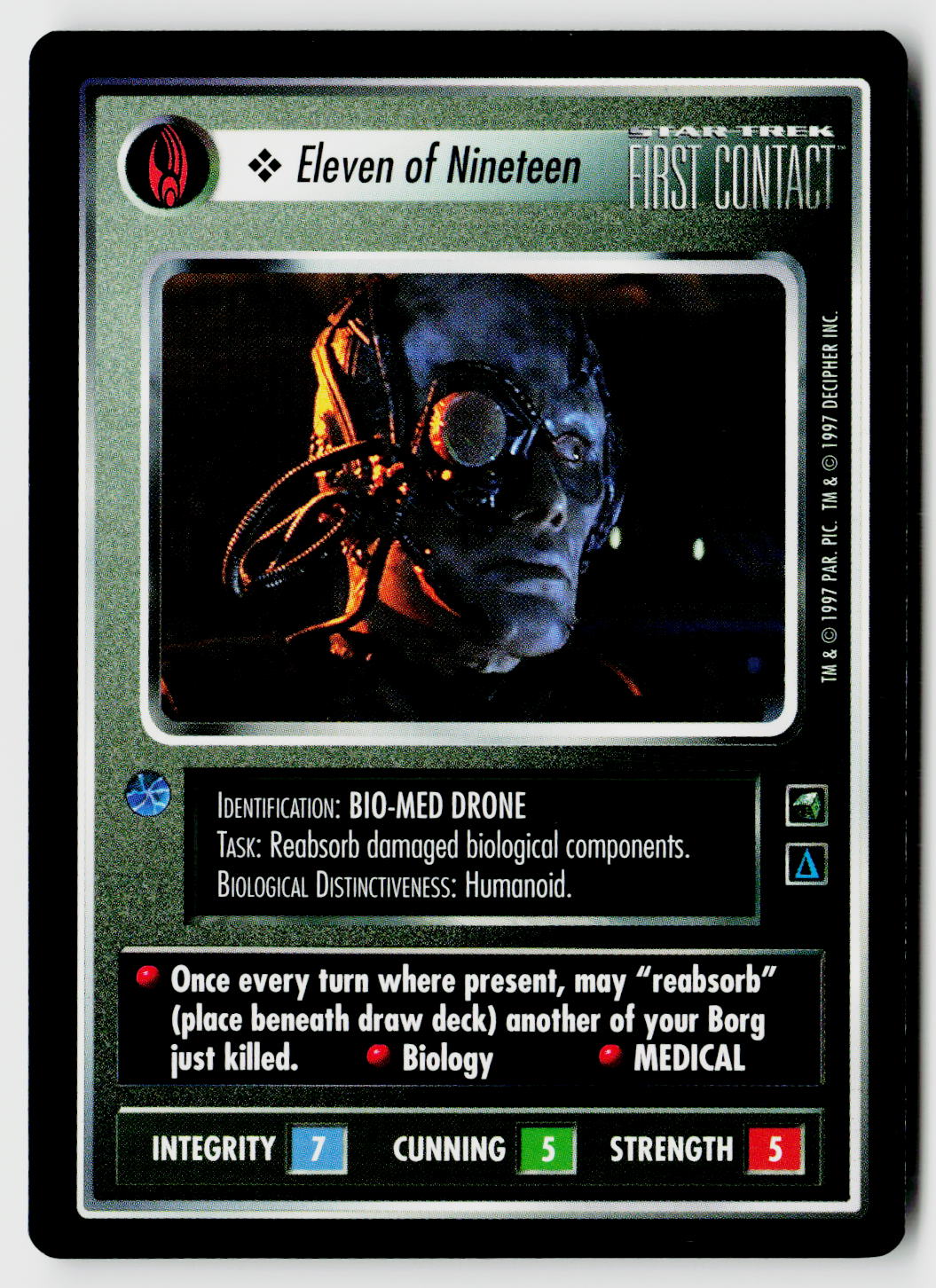 Star Trek The Next Generation CCG | First Contact | Eleven of Nineteen | Common